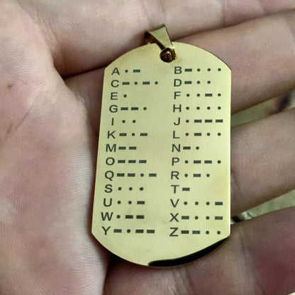 1/2PC Morse Code Commemorative Coin for Training