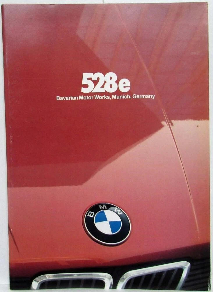 Sales Brochure for BMW 528e (1981)