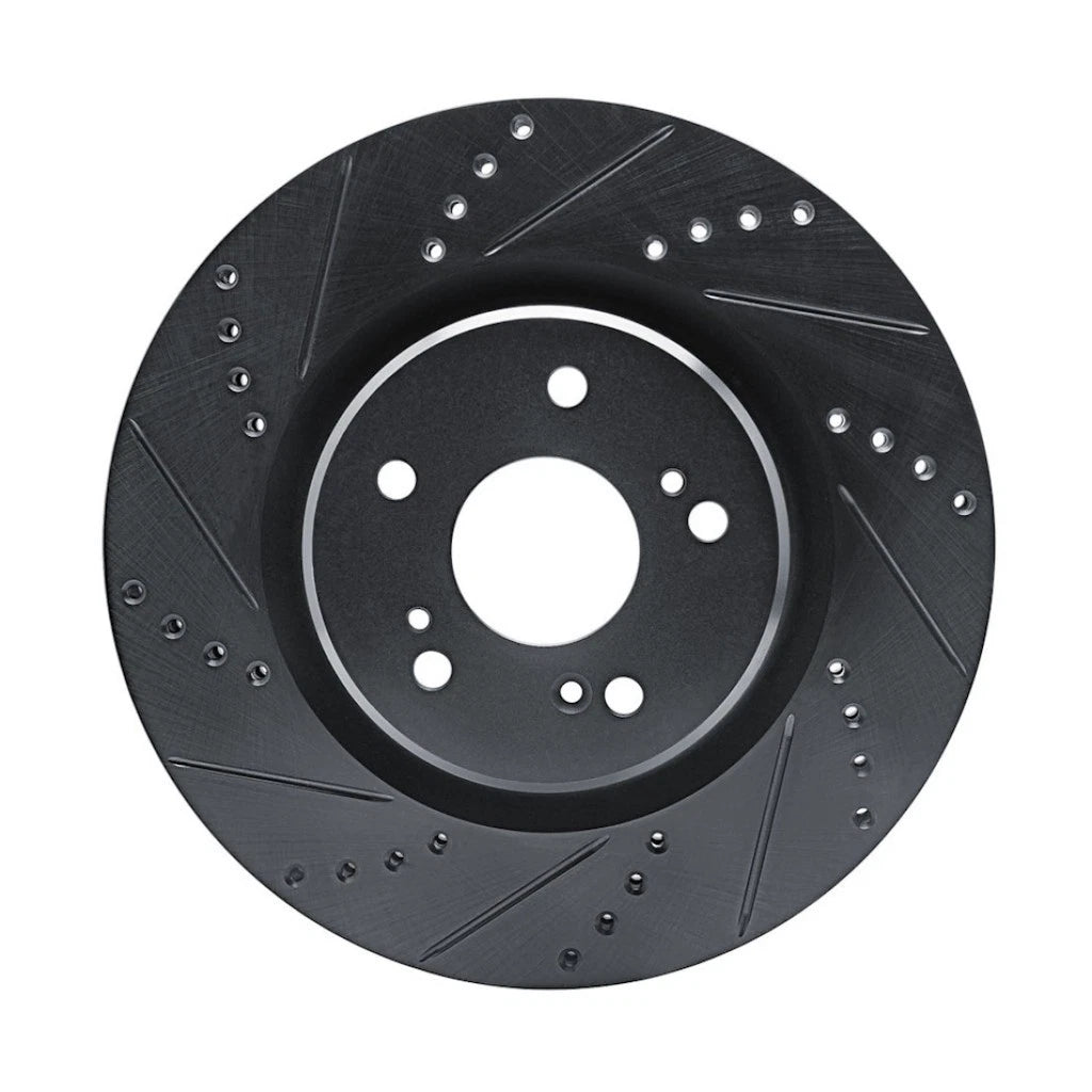 Rotor Set for Lincoln MKX (2016–2018) | Drilled and Slotted | ALX-PAU-DF-8002-55000-CLA5
