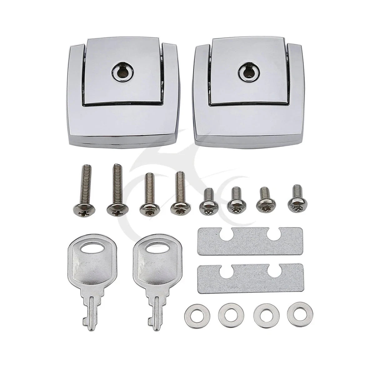Trunk Latch Cover Chrome for Harley Road King Glide 1998-2013