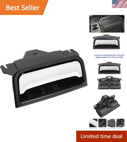 Chrome Armrest Lid Latch for Chevy Silverado & GMC Yukon (2014–2020)