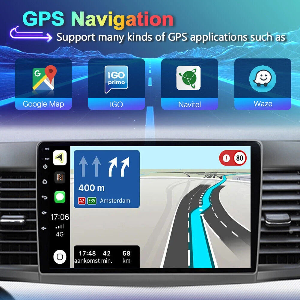 10.1'' Carplay Android Auto Stereo for Mitsubishi Lancer (2008–2017)