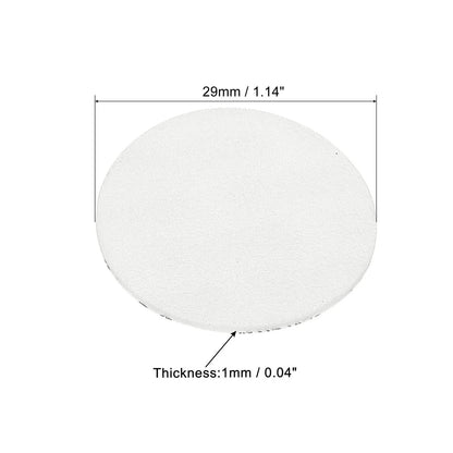 100 Pack Foam Lid Liner for Various Applications (29mm/1.14") White