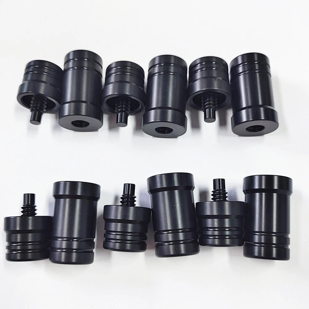 Set of 6 Joint Protectors 5/16x14 for Billiard Pool Cue Stick Black