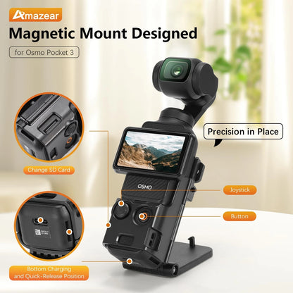 Magnetic Mount Stand for DJI Osmo Pocket 3 (2023)