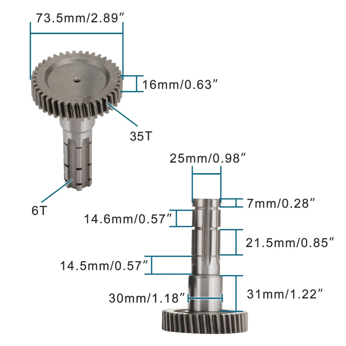 15T AU200 ATV Engine Gearbox Outer Case Replacement for ATV200/ATV