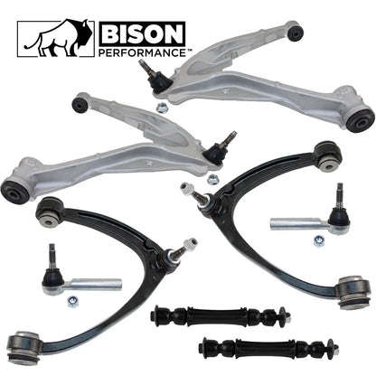 Front Control Arm Tie Rod & Sway Bar Link Kit - 8pc for Chevy GMC