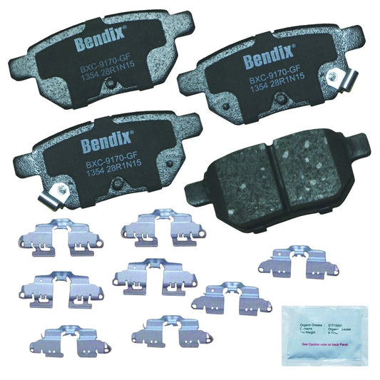 Ceramic Rear Brake Pads for Lexus, Pontiac, Scion, Suzuki, Toyota