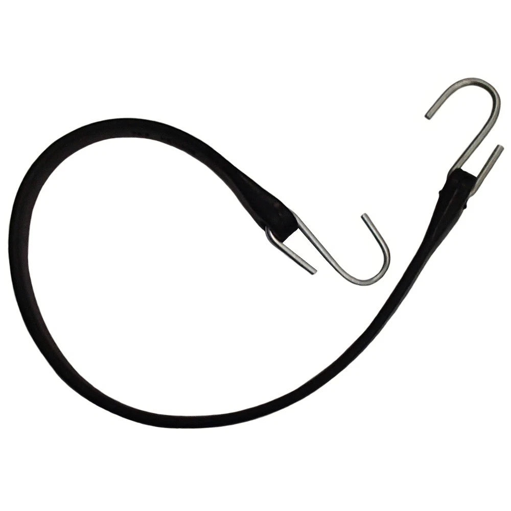 21" Universal Rubber Bungee Cord Strap Tie Down with Steel S Hooks