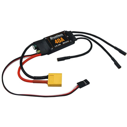 40A Brushless ESC Speed Controller 2-4S with XT60 Plug for RC