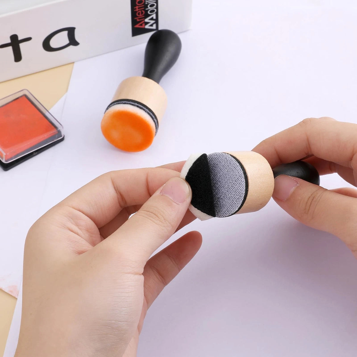 26 Pack Mini Round Ink Blending Tool for (No Specific Years)