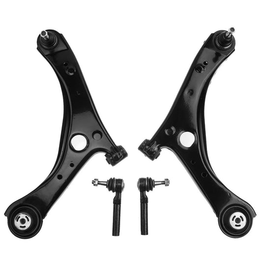 Set of 4 Control Arm & Tie Rod Ends for Chrysler Town & Country (2011–2016) - 4721484AD, 4721483AD, 68033171AA, ES800403, RK622034, RK622033