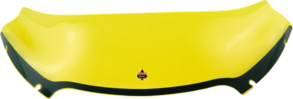Klock Werks 6" Kolor Flare Windshield for FLTR (KWW-01-0629) - Yellow Ice