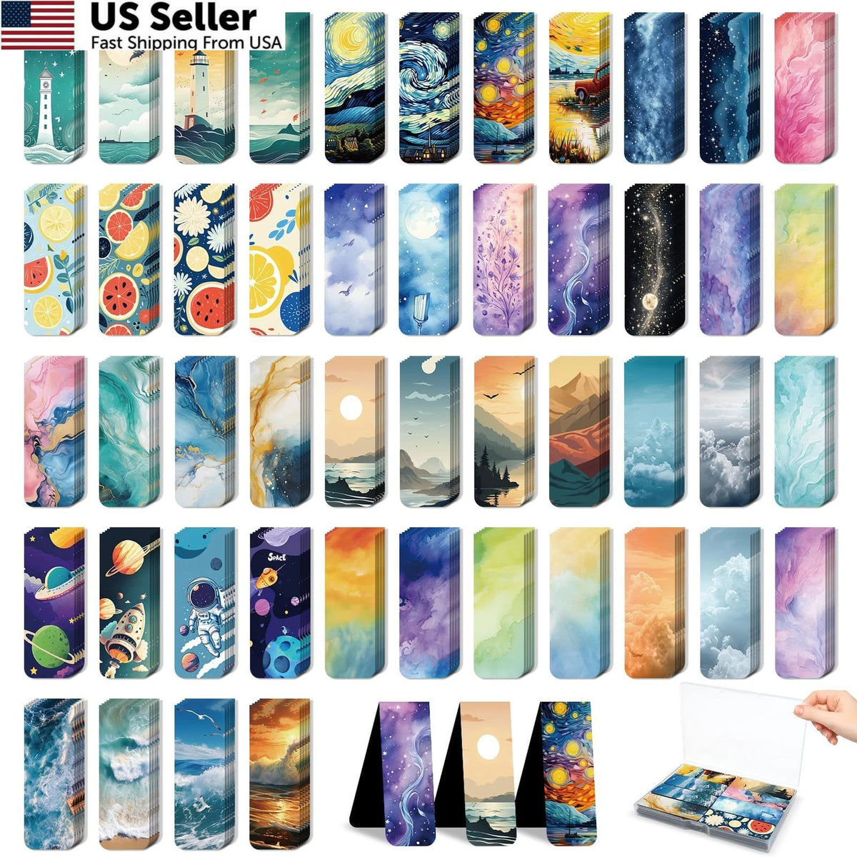 48 Magnetic Bookmarks for (No Specific Years)