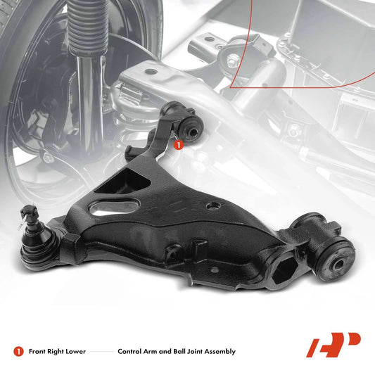 Front Right Lower Control Arm w/Ball Joint for Ford Expedition (2003–2023) - 1L3Z3078BA, 2L3Z3078BA, 6L3Z3078B, F65Z3078FE, F75Z3078DA, K620210