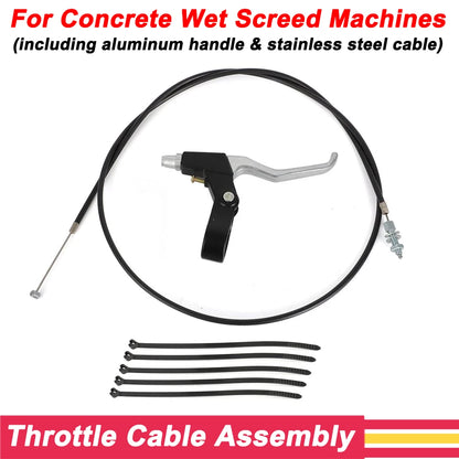 Throttle Cable Handle Lever Assembly for Concrete Wet Screed Vibrator Machine