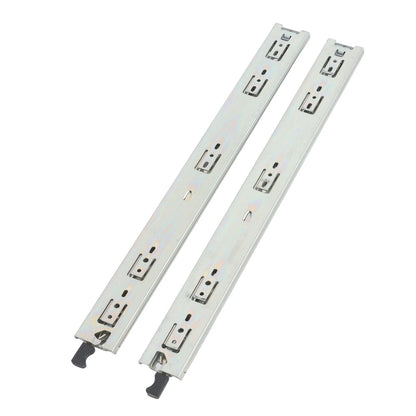 1 Pair 20 Inch Locking Drawer Slides Full Extension 150 lb Load Capacity