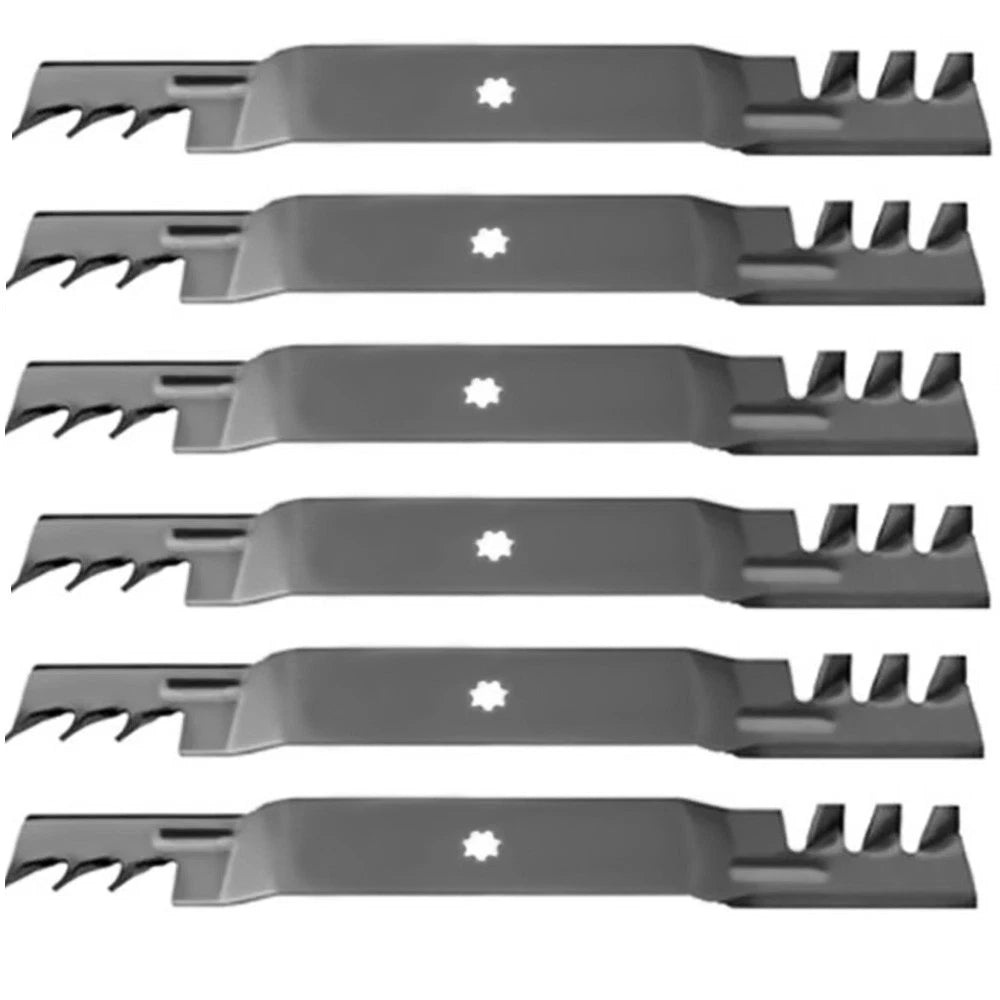 6X Toothed Mulching Mower Blade for Husqvarna (Fits )