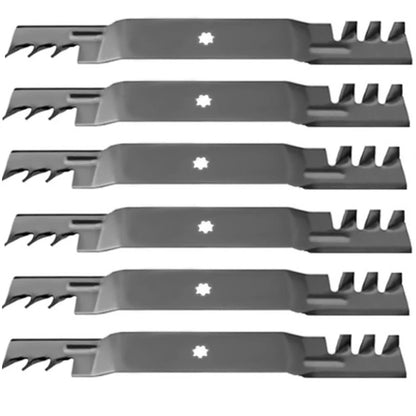 6X Toothed Mulching Mower Blade for Husqvarna (Fits )