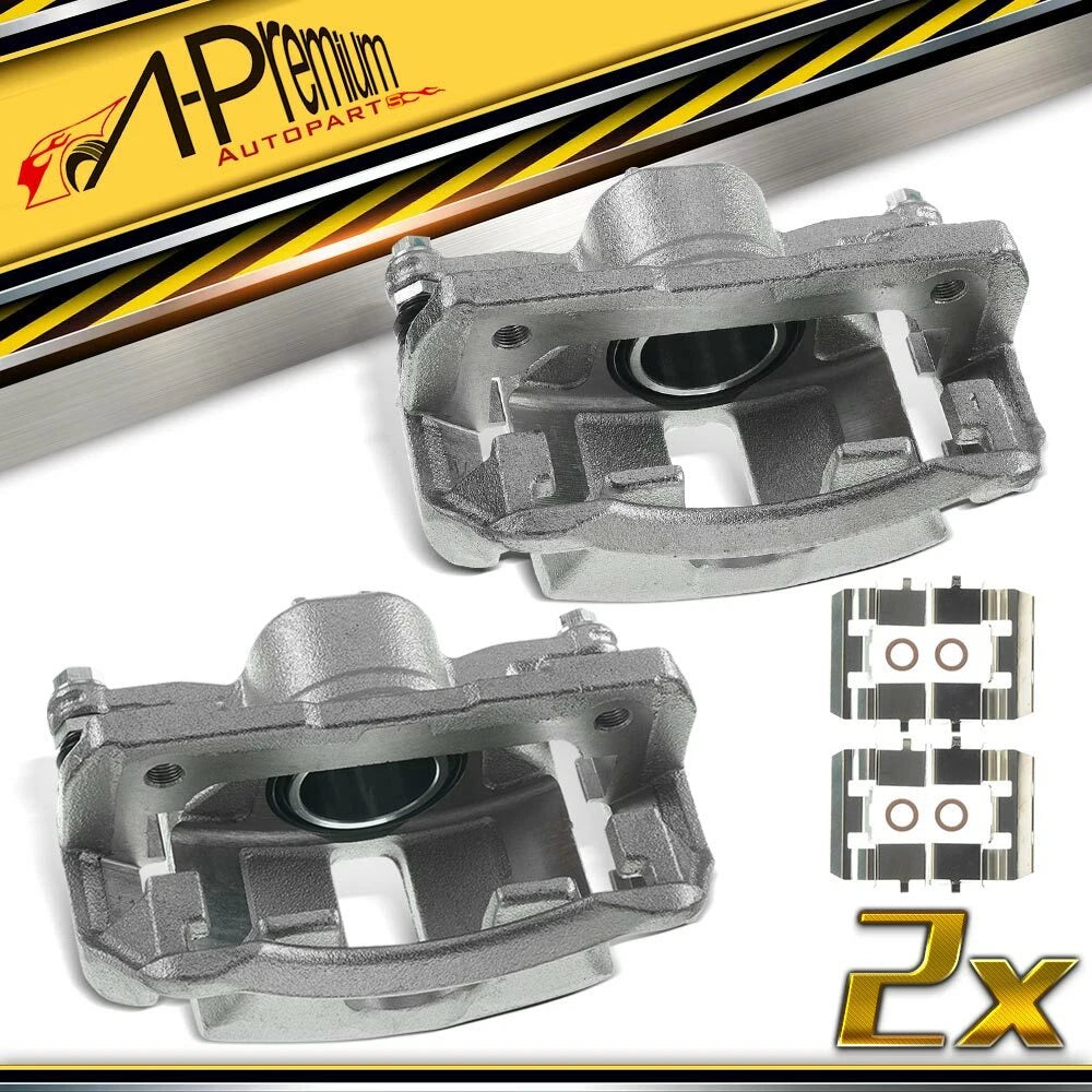 2X Front Brake Calipers with Bracket for Honda Civic (2006–2015) 45018-SNB-000, 45019-SNB-000