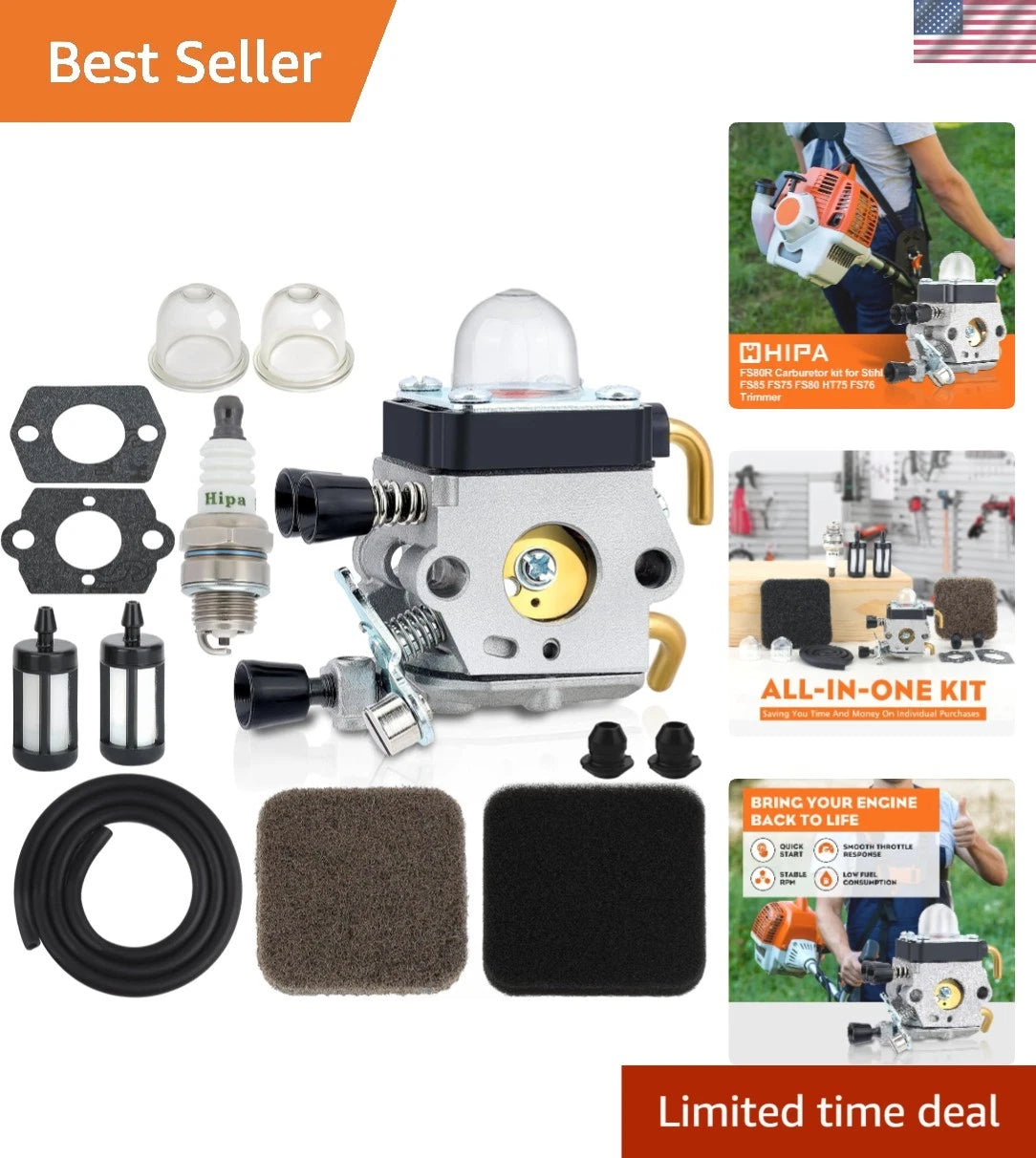 ZAMA Carburetor with Air Filter for Stihl Equipment (Compatible)