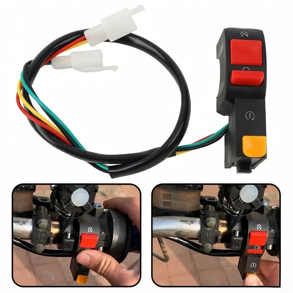 Start Kill Light Switch Handlebar for 110cc 125cc ATV Dirt Bike Quad (DY106)