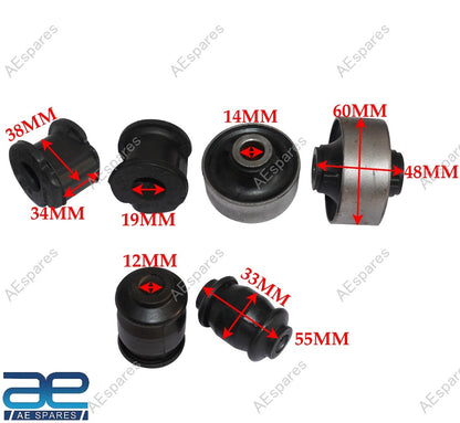 Front Suspension Bush Kit for Suzuki Celerio (2014–2020)