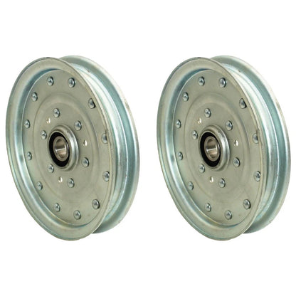 2X Flat Idler Pulley for Husqvarna (Fits )