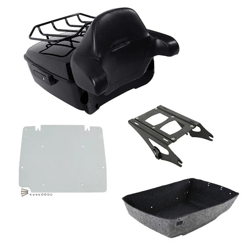 Backrest Base Plate Mount Rack for Harley Touring (2014–2026) Trunk