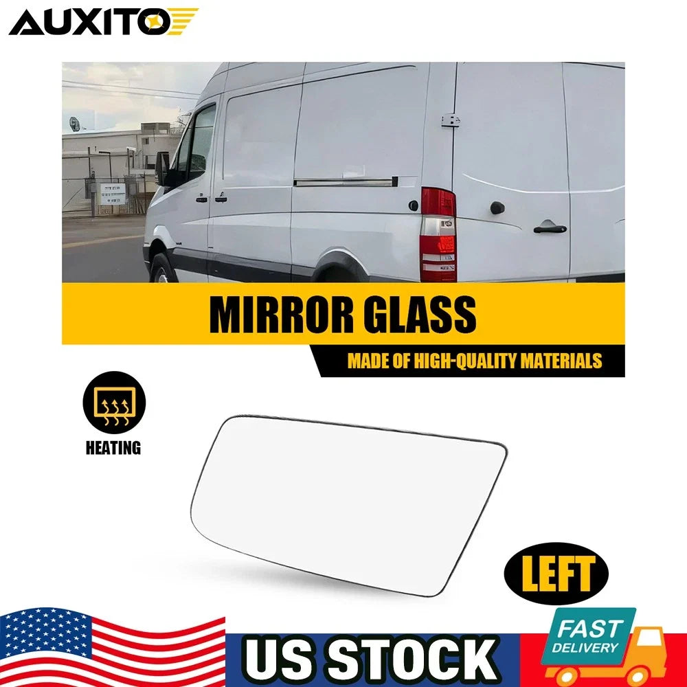 Left Mirror Glass for 2500 3500 Sprinter (2010–2018) Mercedes