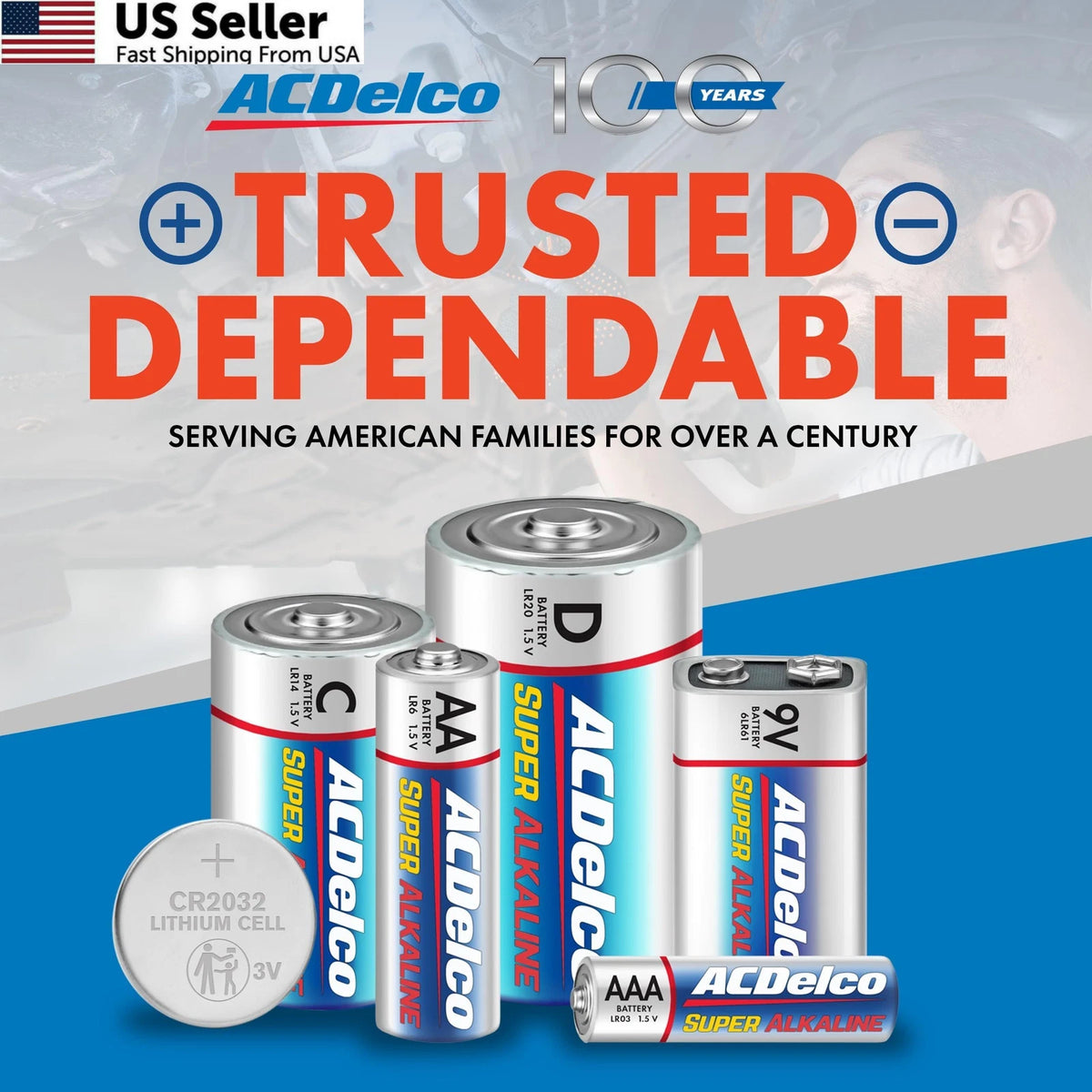 40 Count Powermax ACDelco AA AAA Batteries