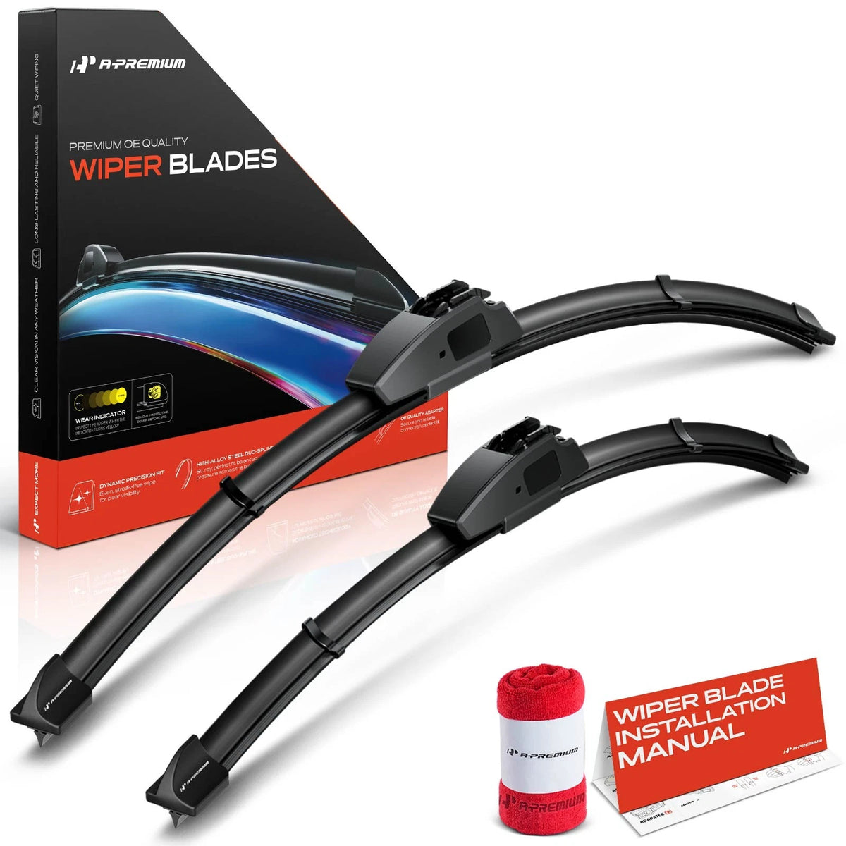 2X Front Windshield Wiper Blades for Buick Regal Cadillac CT6
