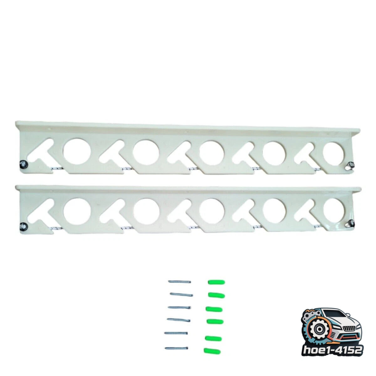 2X Fishing Rod Rack for Wall or Ceiling Mount Storage