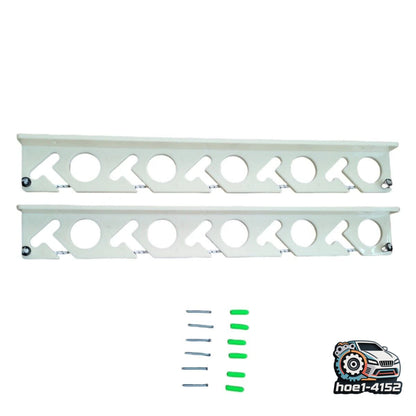 2X Fishing Rod Rack for Wall or Ceiling Mount Storage
