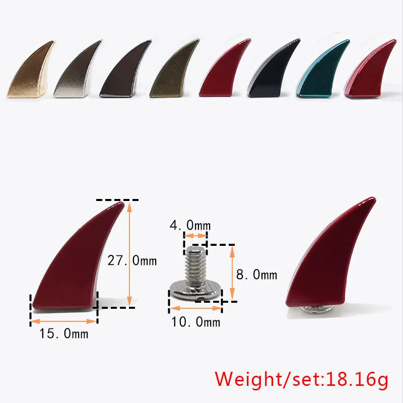 10pcs Punk Rivets Screw Back Studs for DIY Craft