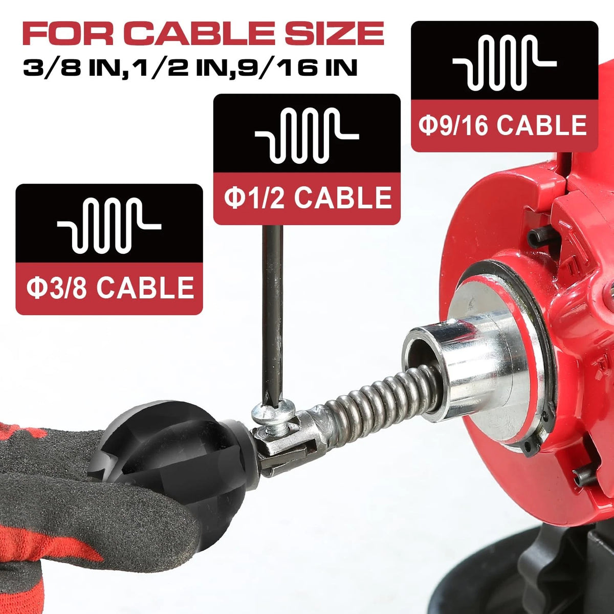 Drain Snake Cutter for 1.2 Inch Pipes (MultiFunctional)