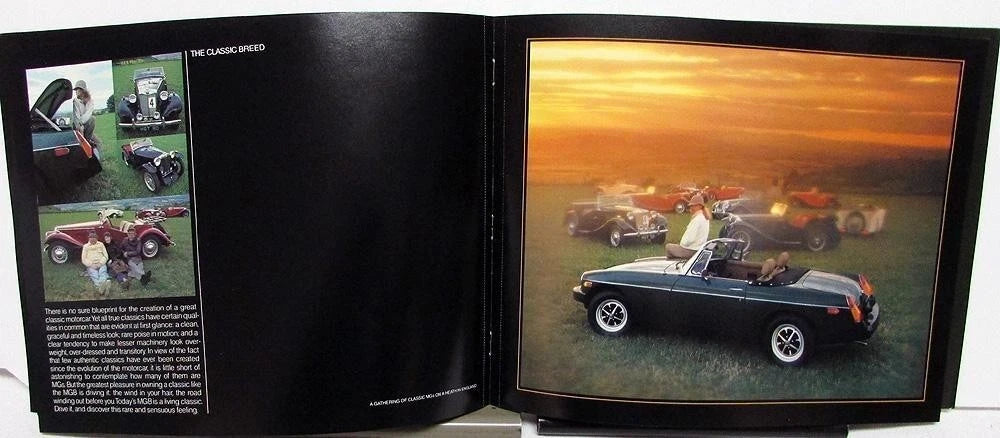 MGB Sales Brochure for MG MGB (1980)