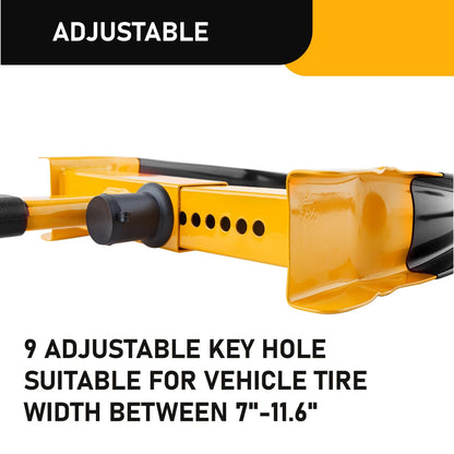 Heavy Duty Trailer Wheel Clamp Lock for Adjustable Tire Security