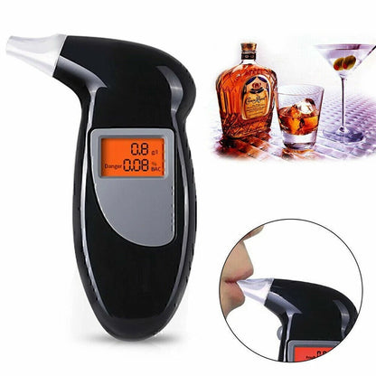 Digital LCD Police Breathalyzer Test Alcohol Analyzer