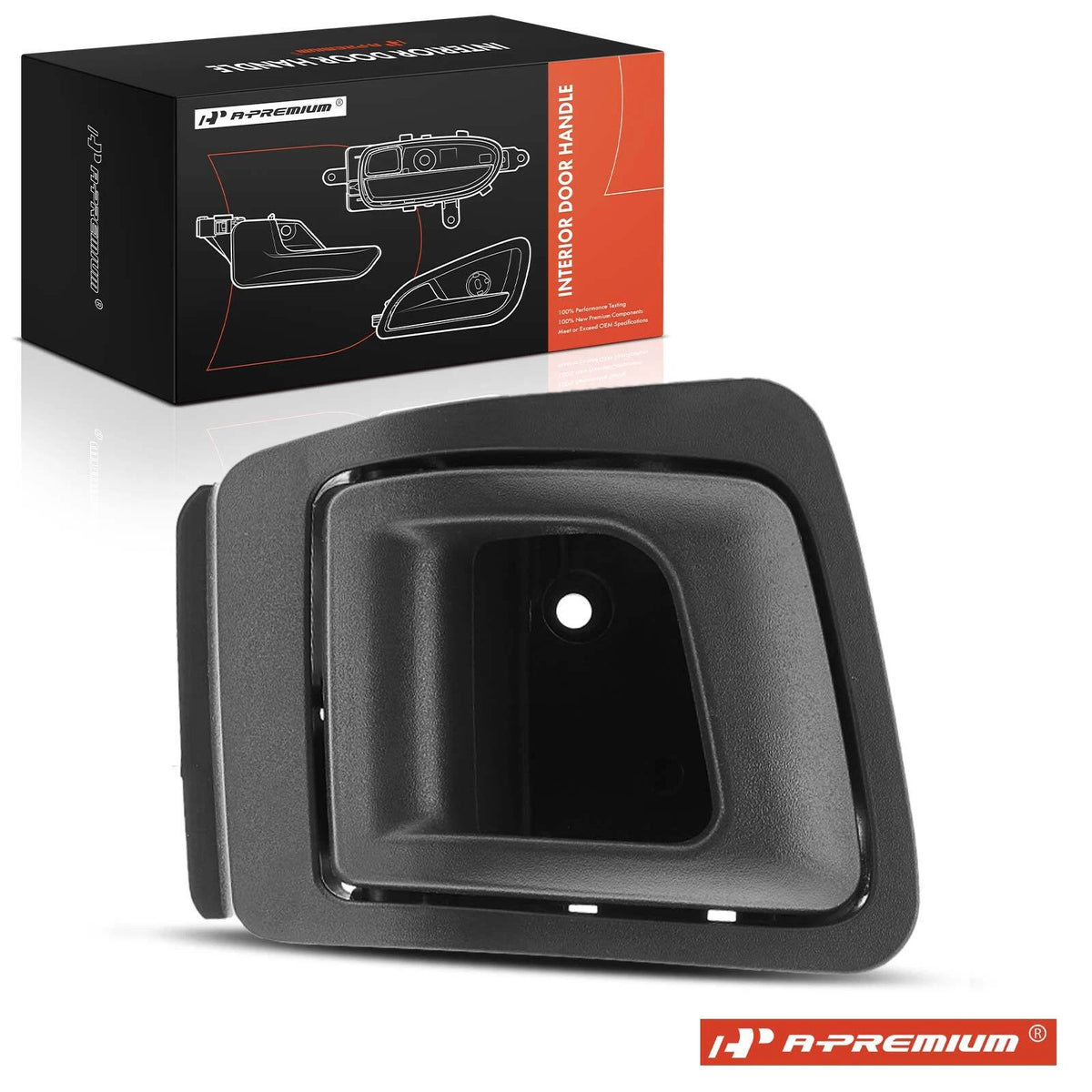 Front Right Dark Gray Interior Door Handle for Honda Ridgeline (2006–2014) 72120-SJC-A02ZB, 96517