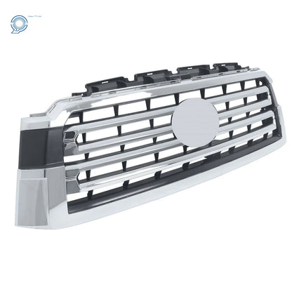 Front Bumper Grille Upper Chrome for Toyota Sequoia 2018-2022