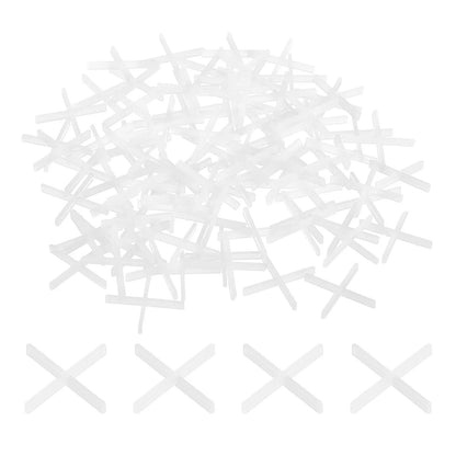 1mm Tile Spacers for Wall Floor (1200 Pcs) Cross Shape, White