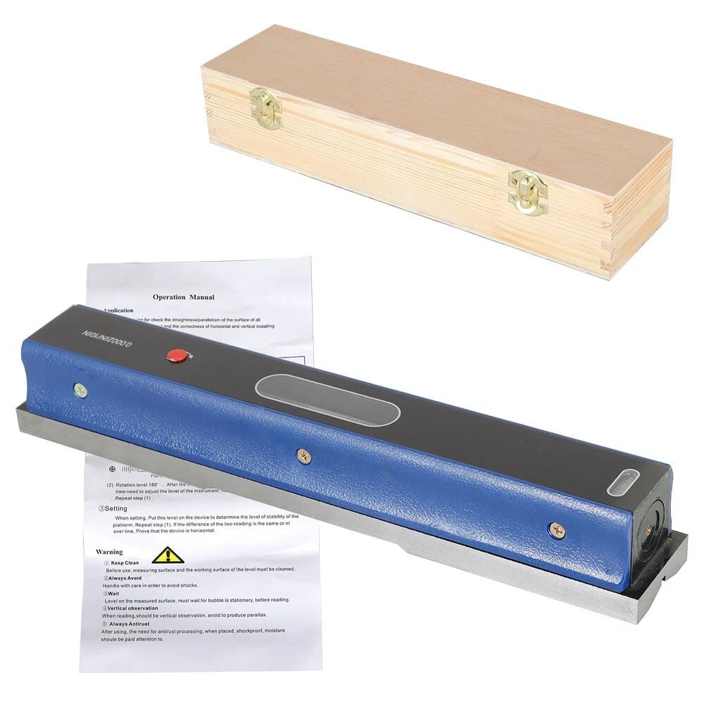 Precision Level Tool 0.0002''/10'' 12in 300mm Master Level in Box