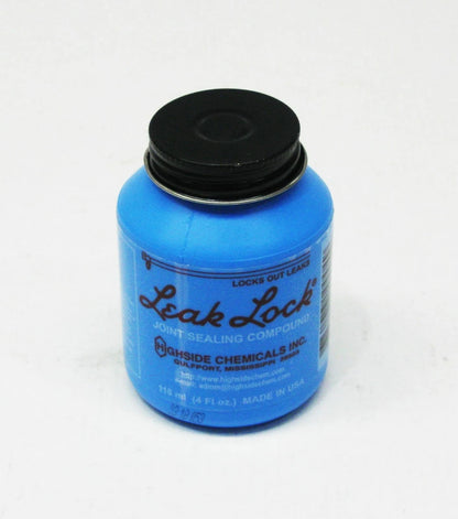 Leak Lock Joint Thread Fittings Sealing Compound 4 Oz. Jar