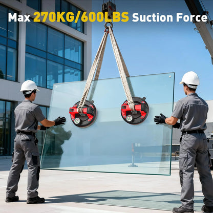 2X Electric Glass Suction Cups for Tile Lifting