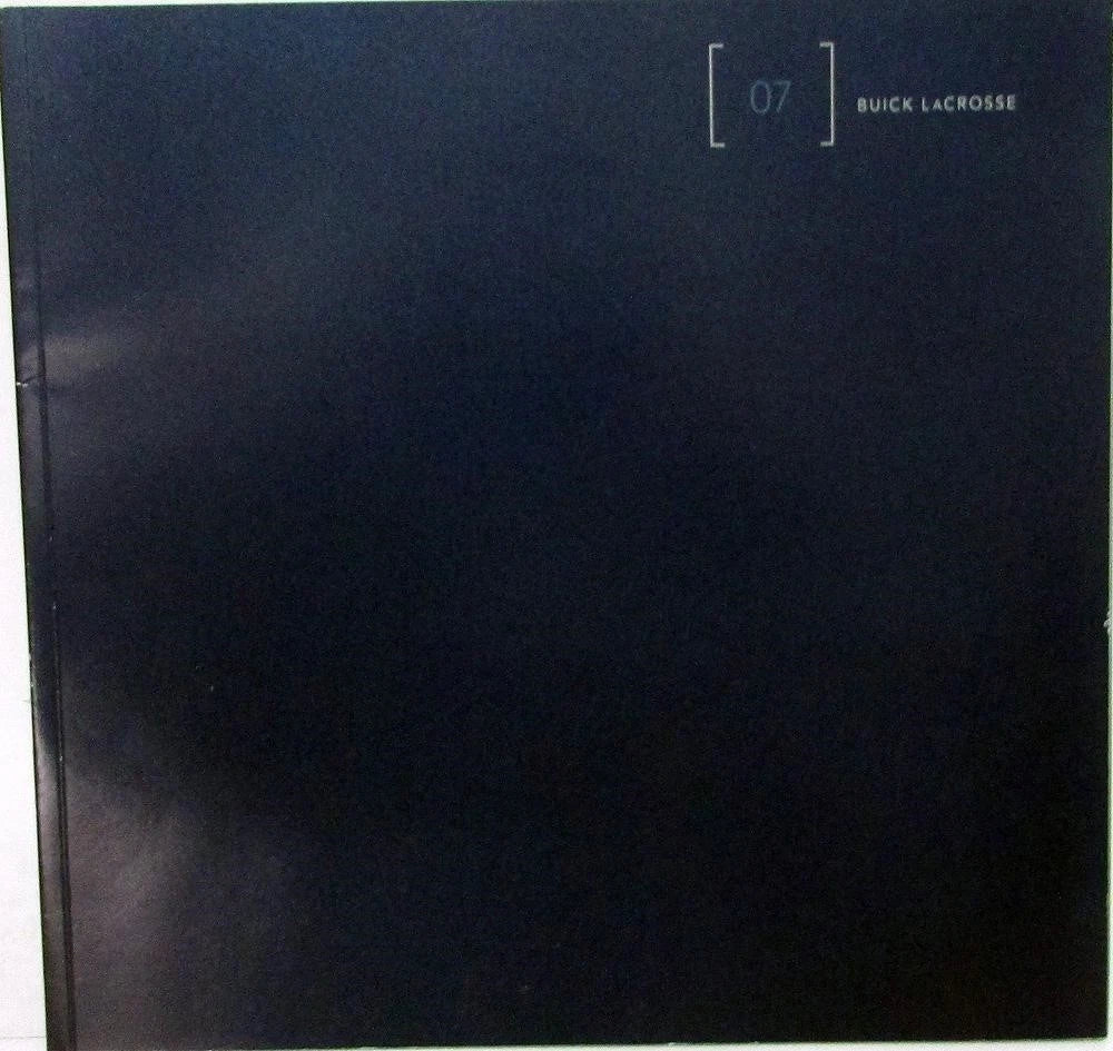 Oversized Color Sales Brochure for Buick LaCrosse (2007)