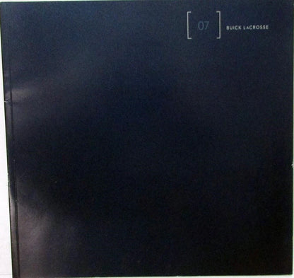 Oversized Color Sales Brochure for Buick LaCrosse (2007)