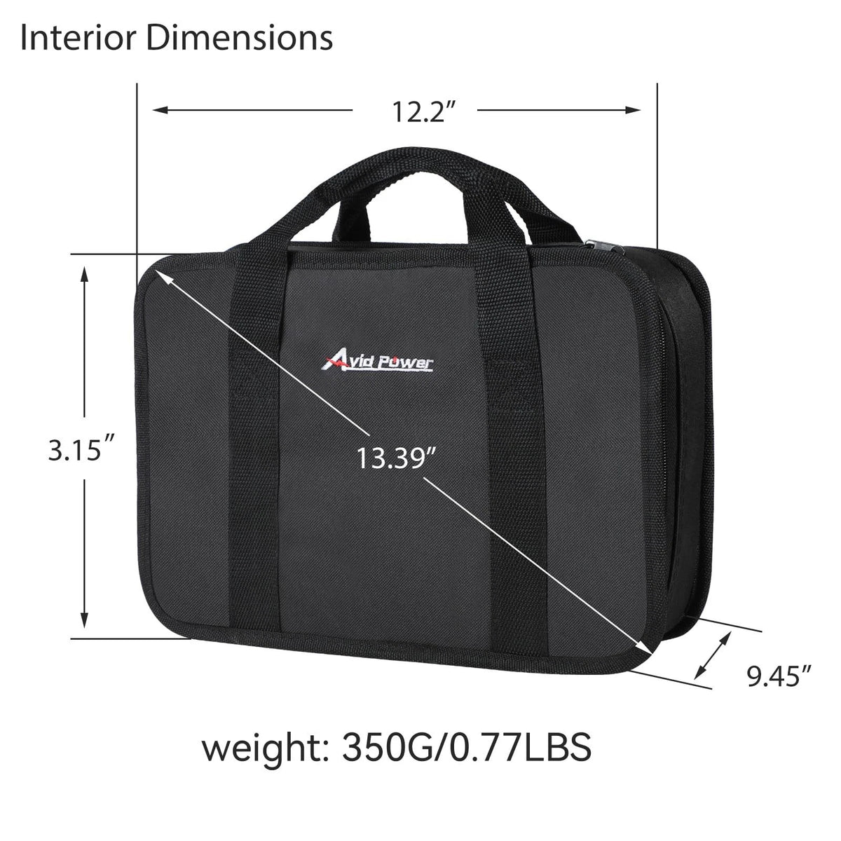 12 Inch Tool Bag for AVID POWER (No specific years or models)