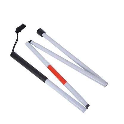 Folding Blind Cane Reflective Red for (Pack of 1)