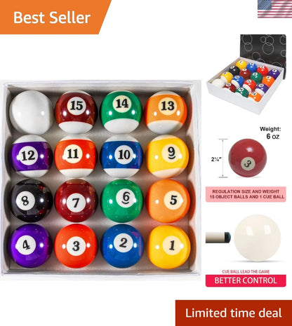 Set of 4 Billiard Balls 2-1/4" for Jump Shots and Trick Shots